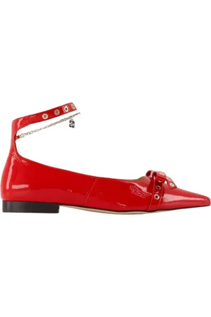 Ganni Dames, Schoenen, Rood, Maat: 40 EU Katoen