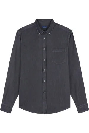 Paul & Shark Heren, Overhemden, Grijs, Maat: 3XL Denim