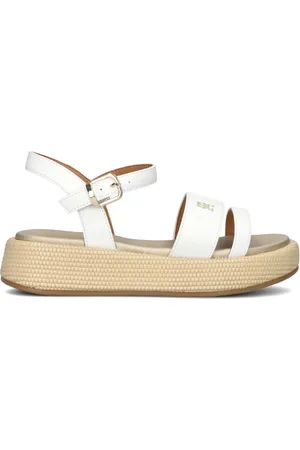 Tommy Hilfiger Dames, Schoenen, Wit, Maat: 34 EU Denim