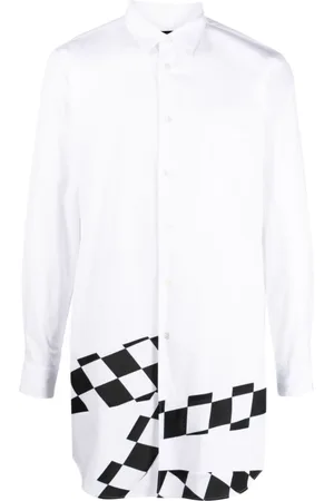 Comme des Garçons Heren, Overhemden, Wit, Maat: S Katoen