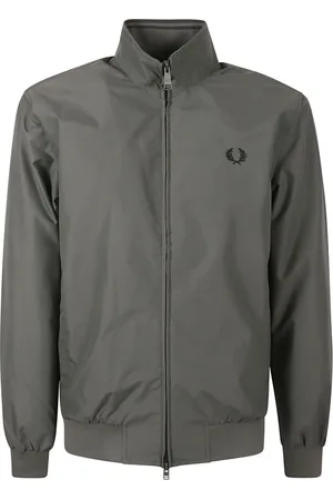 Fred Perry Heren, Jassen, Groen, Maat: 2XL Polyamide