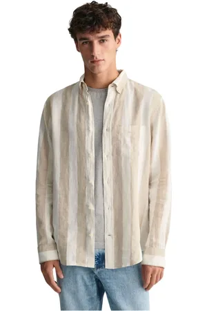 GANT Heren, Overhemden, Veelkleurig, Maat: 3XL Linnen