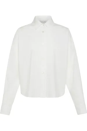 FORTE FORTE Dames, Blouses & Shirts, Wit, Maat: M Katoen