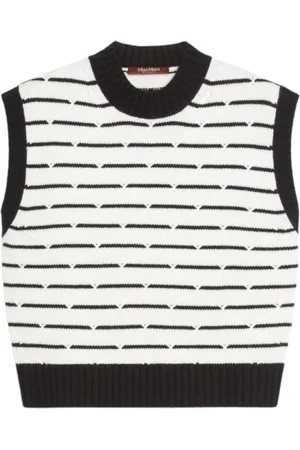 Max Mara Dames, Truien, Wit, Maat: S Wol