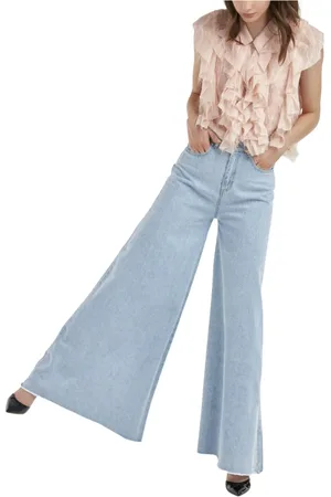 Silvian Heach Dames, Jeans, Blauw, Maat: W26 Katoen