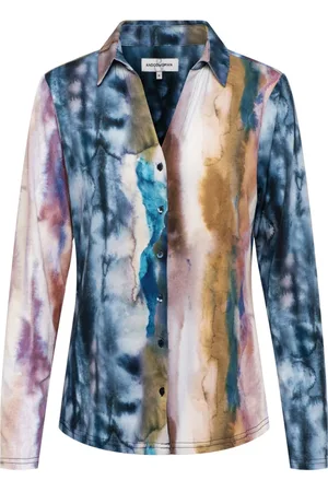 &Co Woman Dames, Blouses & Shirts, Veelkleurig, Maat: XL Denim