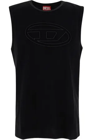 Diesel Heren, Tops, Zwart, Maat: XL