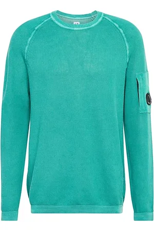 C.P. Company Heren, Truien, Groen, Maat: XS