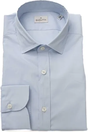 BAGUTTA Heren, Overhemden, Blauw, Maat: 2XL Katoen