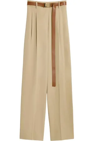 Max Mara Dames, Broeken, , Maat: M Katoen