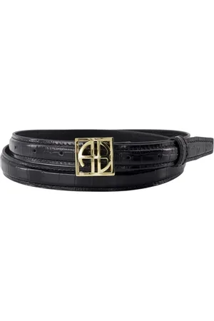 ANINE BING Dames, Accessoires, Zwart, Maat: M Leer