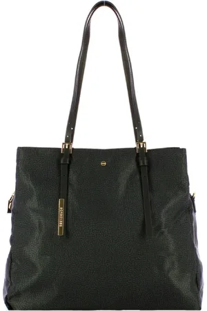 Borbonese Dames, Tassen, Zwart, Maat: ONE Size Leer