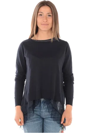 Liu Jo Dames, Truien, Blauw, Maat: M