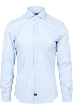 FAY Heren, Overhemden, Wit, Maat: 2XL Katoen