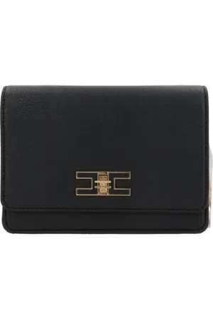 Elisabetta Franchi Dames, Tassen, Zwart, Maat: ONE Size Leer