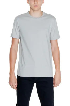 Calvin Klein Heren, Tops, Grijs, Maat: L Katoen