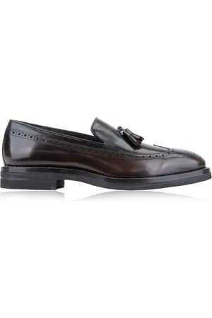Brunello Cucinelli Heren, Schoenen, Bruin, Maat: 42 EU Leer