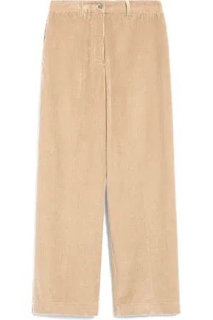 Max Mara Dames, Broeken, , Maat: M Katoen