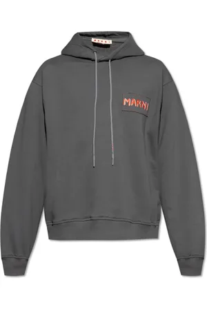 Marni Heren, Sweatshirts & Hoodies, Grijs, Maat: XL Katoen