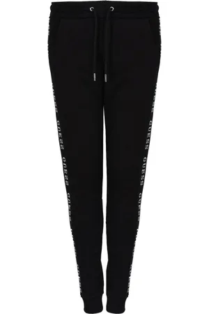 Guess Dames, Broeken, Zwart, Maat: M Katoen