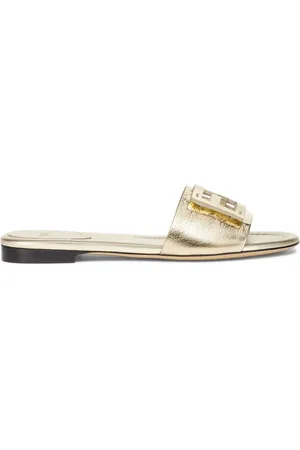 Fendi Dames, Schoenen, Geel, Maat: 35 EU Leer
