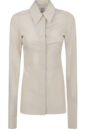 Max Mara Dames, Blouses & Shirts, Wit, Maat: 4XS Viscose