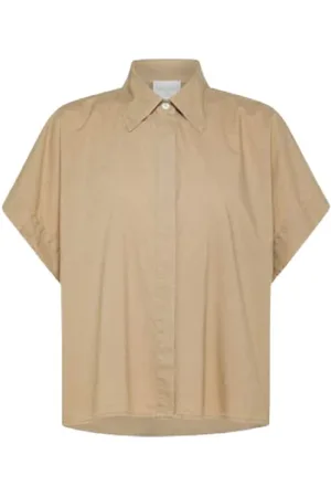 FORTE FORTE Dames, Blouses & Shirts, , Maat: M Katoen