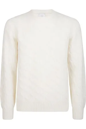 ELEVENTY Heren, Truien, Wit, Maat: XL Wol
