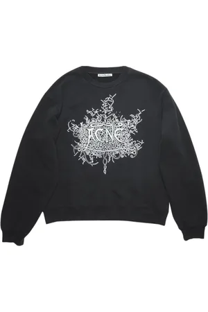 Acne Studios Heren, Sweatshirts & Hoodies, Zwart, Maat: S Katoen