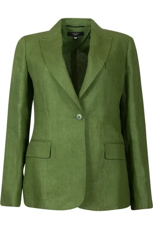 Max Mara Dames, Jassen, Groen, Maat: S Wol