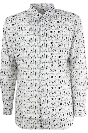 Comme des Garçons Heren, Overhemden, Wit, Maat: M Katoen