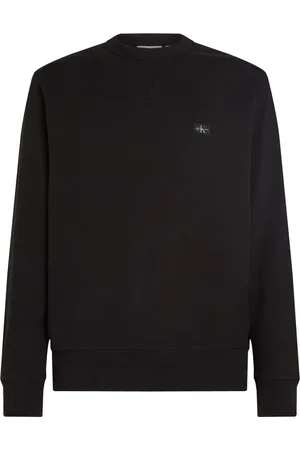 Calvin Klein Heren, Sweatshirts & Hoodies, Zwart, Maat: M Katoen