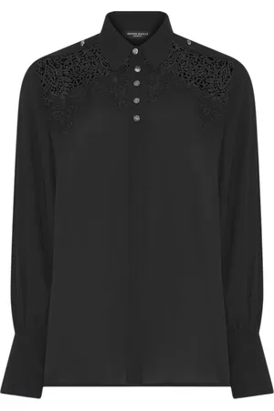 Bruuns Bazaar Dames, Blouses & Shirts, Zwart, Maat: XL Poliester