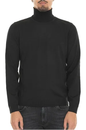 HUGO BOSS Heren, Truien, Zwart, Maat: XL Wol