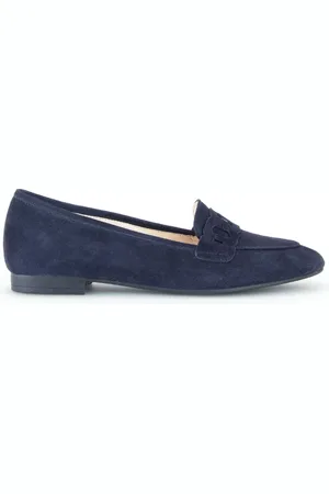 Gabor Dames, Schoenen, Blauw, Maat: 39 EU Suède