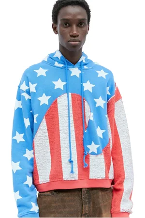 ERL Heren, Sweatshirts & Hoodies, Veelkleurig, Maat: XL Katoen