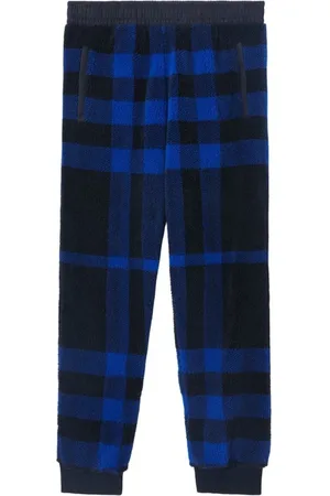 Burberry Heren, Broeken, Blauw, Maat: L Fleece