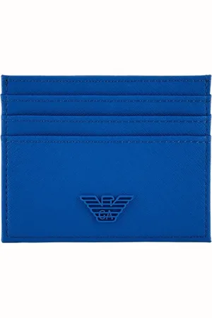Emporio Armani Heren, Accessoires, Blauw, Maat: ONE Size Leer