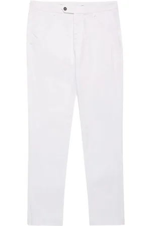 Brooks Brothers Heren, Broeken, Wit, Maat: W34 Katoen