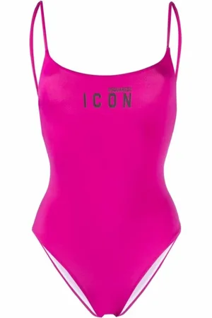 Dsquared2 Dames, Badkleding, Roze, Maat: 2XS Polyamide
