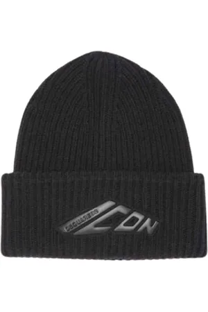 Dsquared2 Heren, Accessoires, Zwart, Maat: ONE Size Wol