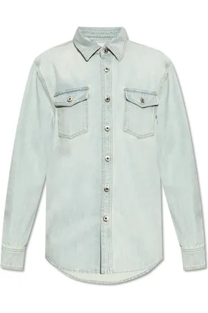 Bottega Veneta Heren, Overhemden, Blauw, Maat: L Denim