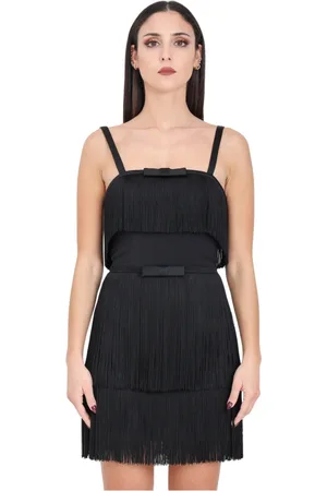 Elisabetta Franchi Dames, Jurken, Zwart, Maat: XS