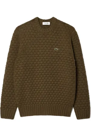 Lacoste Heren, Truien, Bruin, Maat: XL Wol