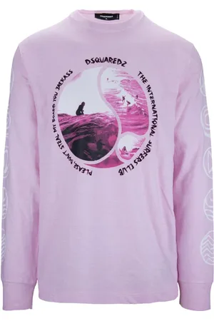 Dsquared2 Heren, Tops, Roze, Maat: XL Katoen