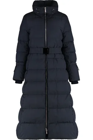MOORER Dames, Mantels, Blauw, Maat: S Poliester