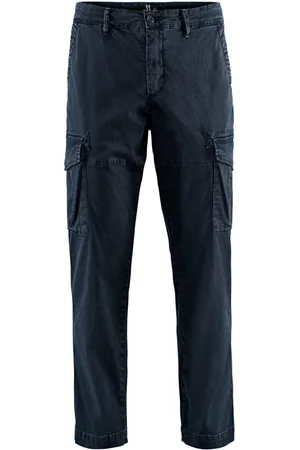 Bomboogie Heren, Broeken, Blauw, Maat: W34 Katoen