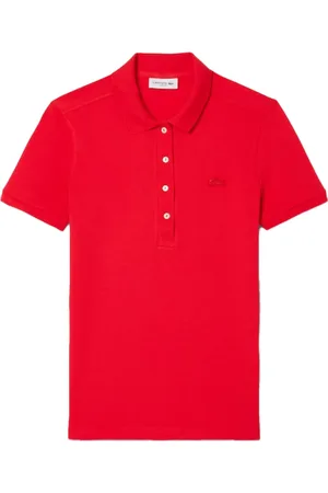 Lacoste Dames, Tops, Rood, Maat: S Katoen