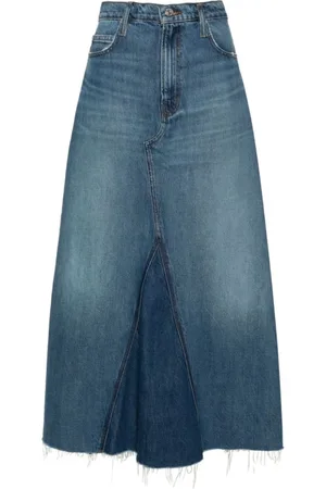 Frame Dames, Rokken, Blauw, Maat: W26 Katoen