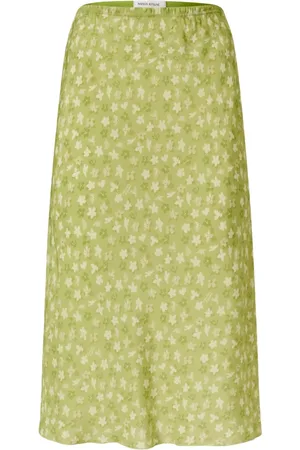 Maison Kitsuné Dames, Rokken, Groen, Maat: L Viscose